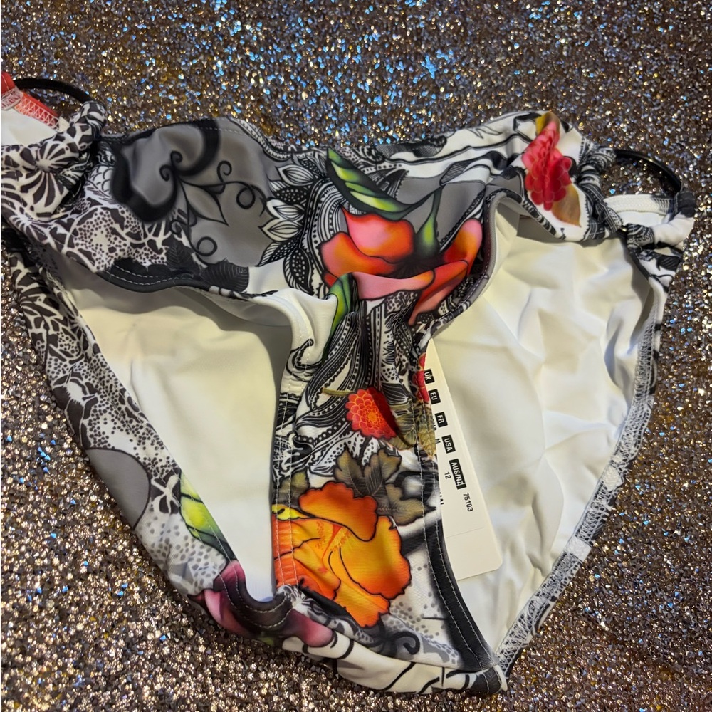 Fantasie Multicolor Floral Bikini Bottom